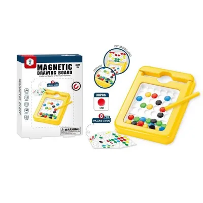 Tabuľka s farebnými magnetkami 12x16,5cm