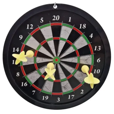 Terč magnetický 15cm obojstranný s 3 šípkami