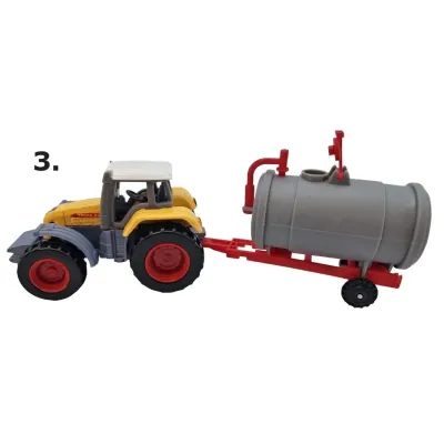 Traktor kovový s návesom 14cm - 1
