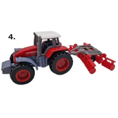 Traktor kovový s návesom 14cm - 1