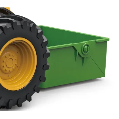 Traktor so zbernou nádobou a efektmi 27cm