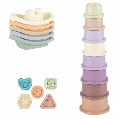 Vedierko s hračkami do vane set