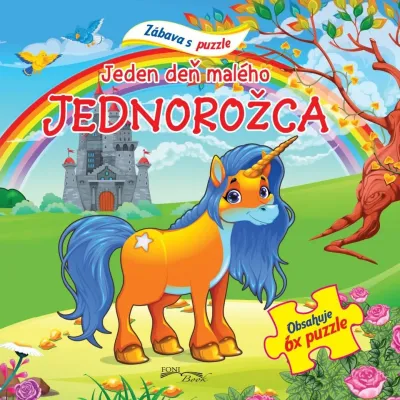 Zábava s puzzle Jeden deň malého jednorožca