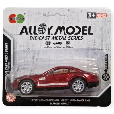 Auto športové kov na spätné naťiahnutie 8cm