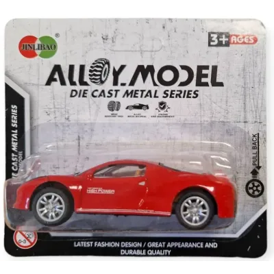 Auto športové kov na spätné naťiahnutie 8cm