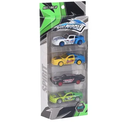 Auto kovové sada 4 ks/7cm