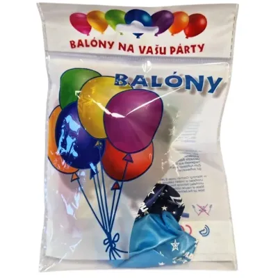 Balóny 5ks s maďarským nadpisom "Boldog szülinapot"