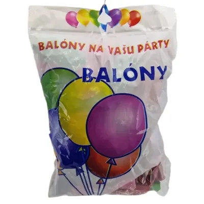 Balóny Všetko Najlepšie farebné 100ks