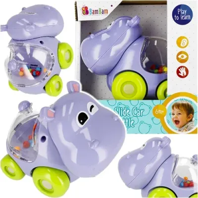 BamBam Hroch na kolieskach hrkálka 10cm