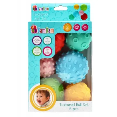 BamBam Loptičky senzorické sada 6ks