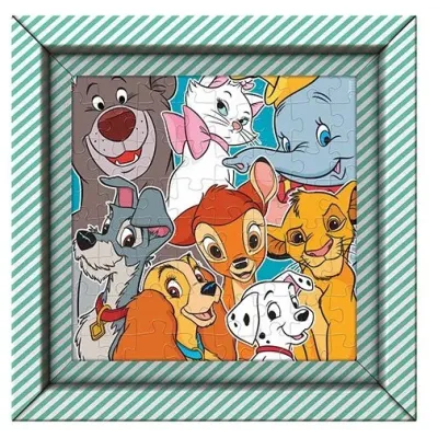 Clementoni puzzle s rámom 60ks Disney zvieratká