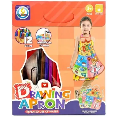 Detská zástera na vymaľovanie 36x45cm