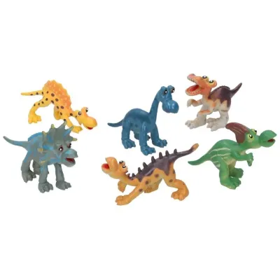 Dinosaurus sada 10cm 6ks