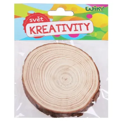 Drevené koliesko prírodné 9cm/1kus