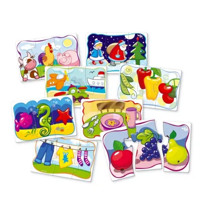 Far far land Puzzle vzdelávacie