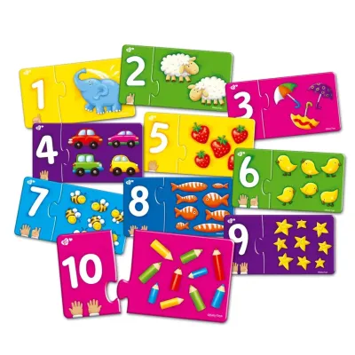 Far far land Puzzle vzdelávacie/čísla 10ks