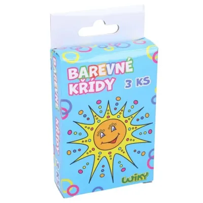 Farebné chodníkové kriedy 3ks