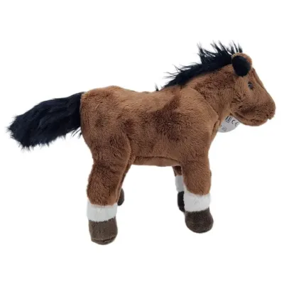 Hnedý kôň plyšový 23cm