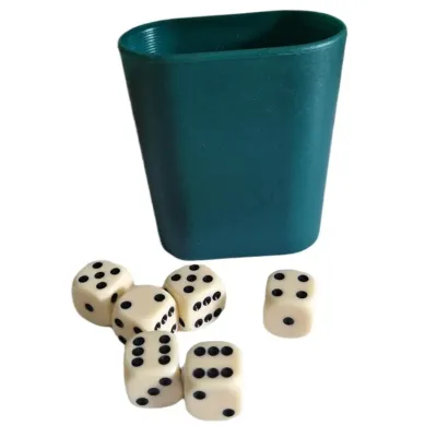 Hracie kocky v pohári 7ks