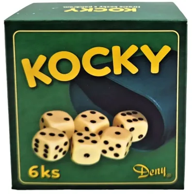Hracie kocky v pohári 7ks