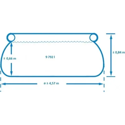 Intex 28158 Záhradný bazén Easy Set 457 x 84 cm s kartušovou filtráciou