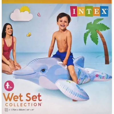 Intex 58535 nafukovací delfín 175x66cm
