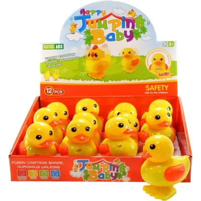 Kačička naťahovacia skákacia 8cm