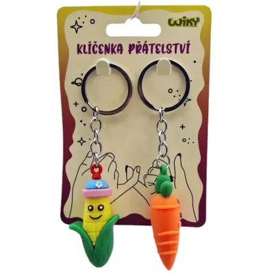 Kľúčenka priateľstva zelenina 2ks