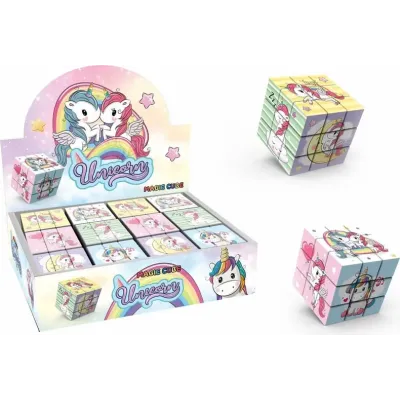 Kocka hlavolam jednorožec 5,7 cm