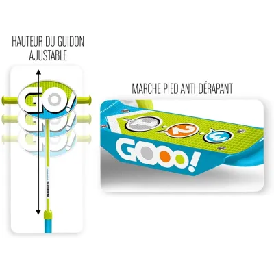 Kolobežka 3-kolesová Skids Control Gooo!