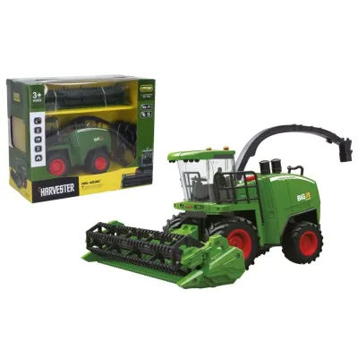 Kombajn na obilie dymiaci RC na diaľkové ovládanie 28 cm