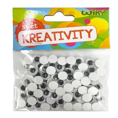 Kreativity Pohyblivé oči 10mm/100ks