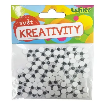 Kreativity Pohyblivé oči 7mm/150ks