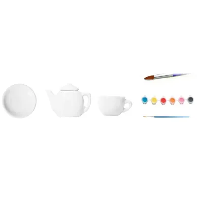 Kreatívna sada maľovanie čajovej súpravy