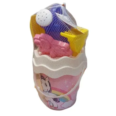 Kýblik do piesku set jednorožec 6ks 30cm