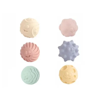 Loptičky s textúrou sada 3ks 6cm