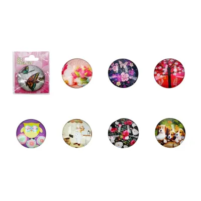 Magnetky sklenené 3D 3,5cm