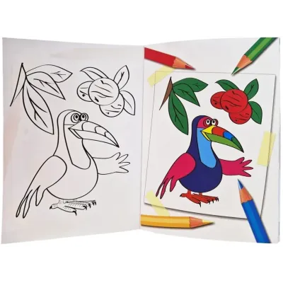 Maľujem divočinu Omaľovanka