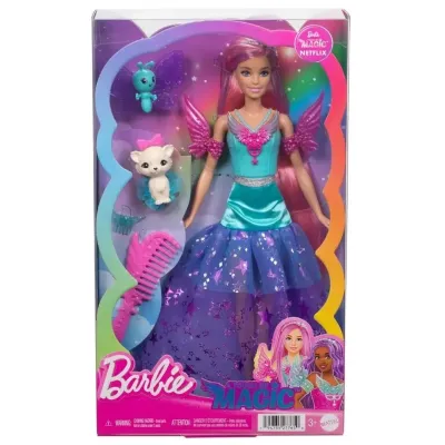 Mattel Barbie a dotyk kúzla bábika Malibu s 2 miláčikmi 