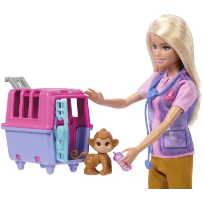 Mattel Barbie Bábika zachraňuje zvieratá blondínka