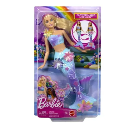 Mattel Barbie Čarovná kvetinová morská víla blondínka