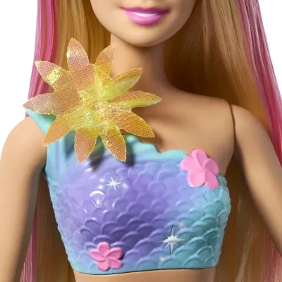Mattel Barbie Čarovná kvetinová morská víla blondínka