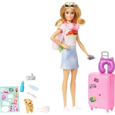 Mattel Barbie Cestovateľka s doplnkami