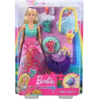 Mattel Barbie Dreamtopia Princezná s dlhou sukňou