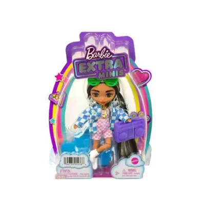 Mattel Barbie Extra Minis čierne vlasy