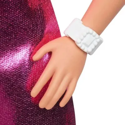 Mattel Barbie modelka 230 lesklé ružové šaty