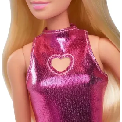 Mattel Barbie modelka 230 lesklé ružové šaty