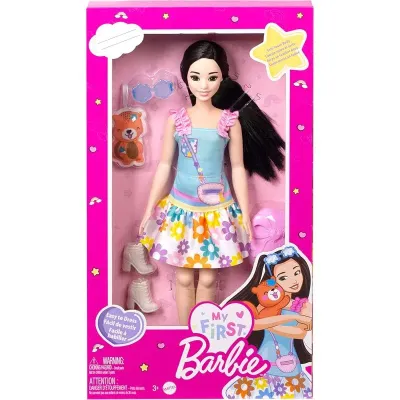 Mattel Barbie Moja prvá bábika čierne vlasy 34cm