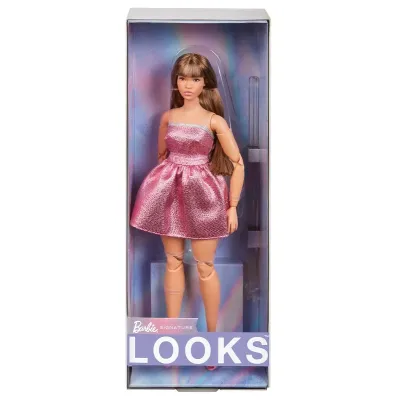 Mattel Looks Barbie ružové oblečenie 30cm