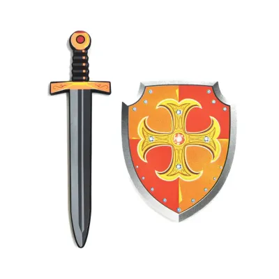 Meč a štít pena 42,5cm